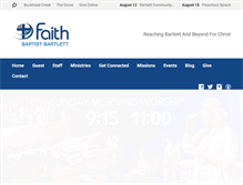 Tablet Screenshot of myfaithbaptist.org